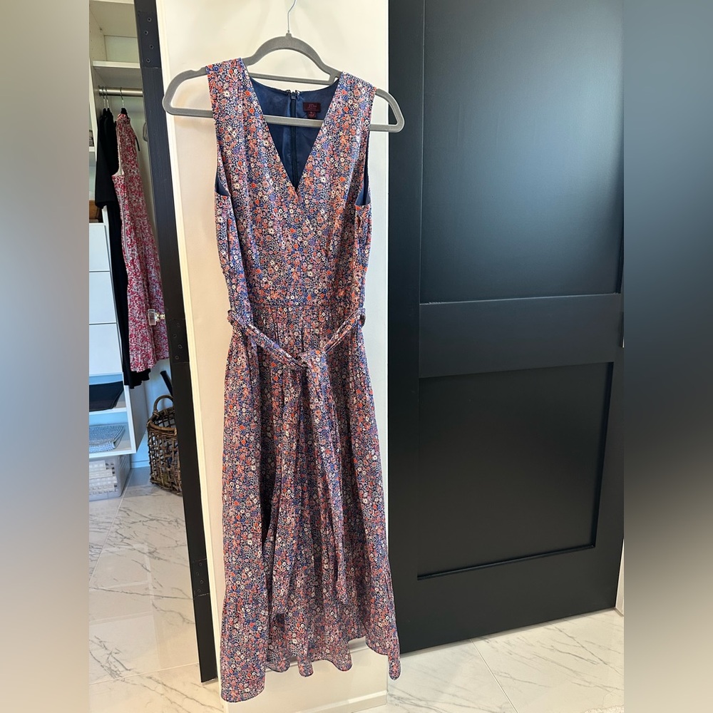 JCrew Liberty floral dress SZ 8 worn once - Picture 3 of 6